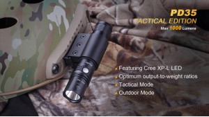 Fenix PD35 - Tactical - Negru
